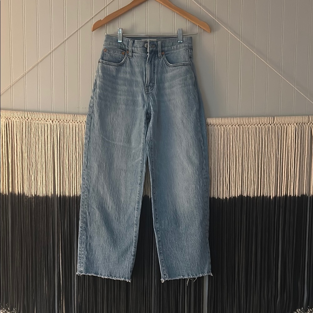 Madewell Perfect Vintage Wide Leg Cropped Jean